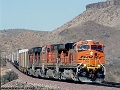 BNSF 7644 at Valentine, AZ in March 2006